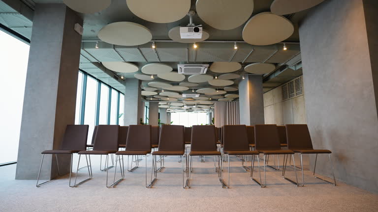 Business meeting arrangement and conference setup